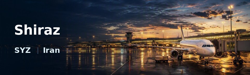 Shiraz Flughafen-Titelbild mit IATA-Code