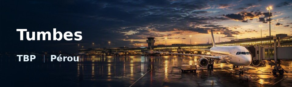 Tumbes Flughafen-Titelbild mit IATA-Code