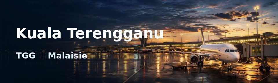 Kuala Terengganu Flughafen-Titelbild mit IATA-Code