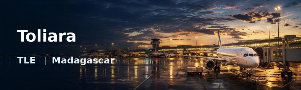 Toliara Flughafen-Titelbild mit IATA-Code