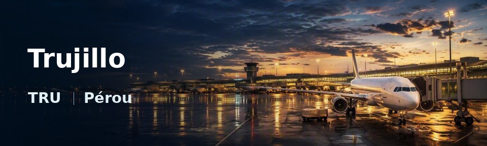 Trujillo Flughafen-Titelbild mit IATA-Code