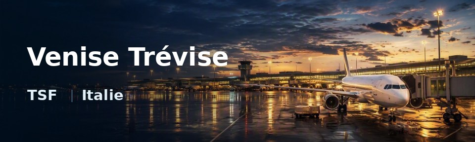 Venise Trévise Flughafen-Titelbild mit IATA-Code