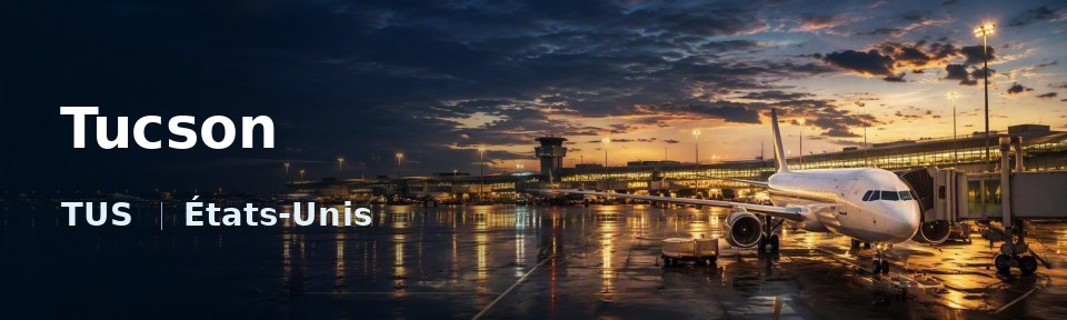 Tucson Flughafen-Titelbild mit IATA-Code