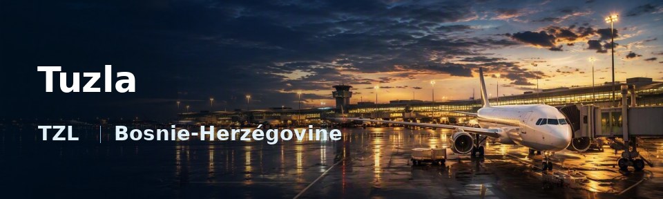 Tuzla Flughafen-Titelbild mit IATA-Code