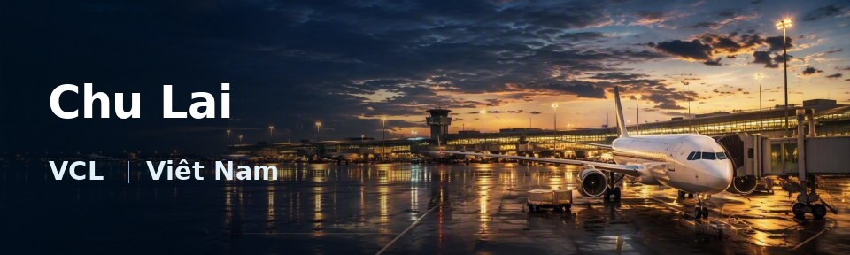 Chu Lai Flughafen-Titelbild mit IATA-Code