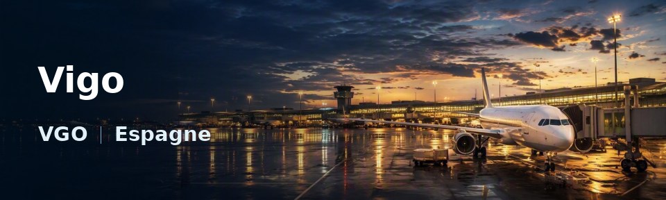 Vigo Flughafen-Titelbild mit IATA-Code