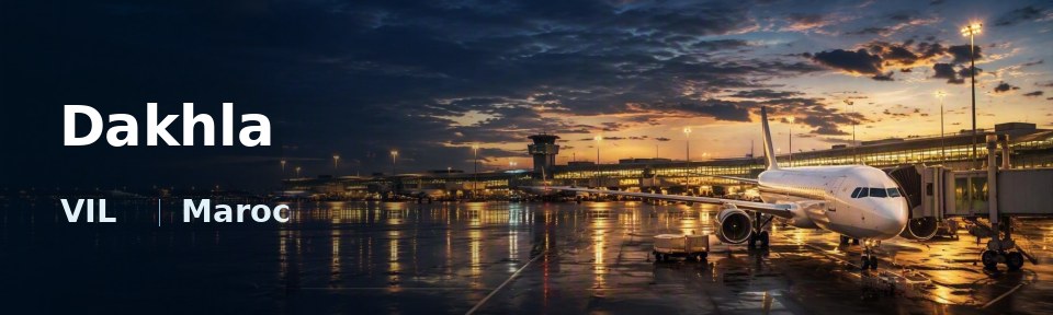 Dakhla Flughafen-Titelbild mit IATA-Code
