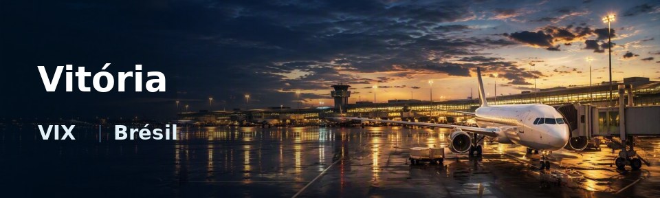 Vitória Flughafen-Titelbild mit IATA-Code
