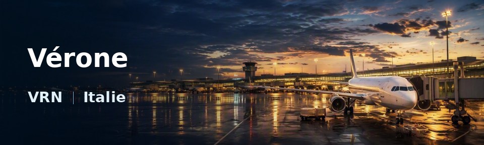 Vérone Flughafen-Titelbild mit IATA-Code