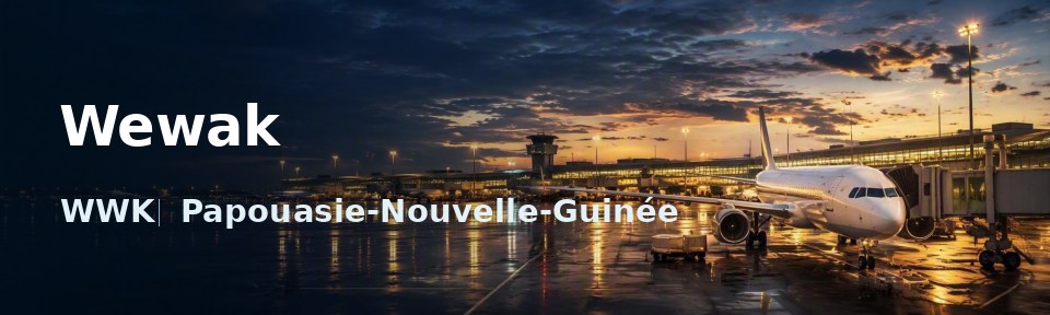 Wewak Flughafen-Titelbild mit IATA-Code