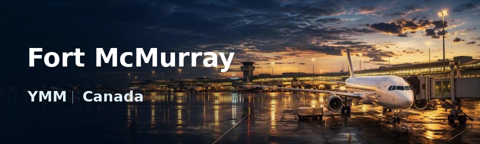 Fort McMurray Flughafen-Titelbild mit IATA-Code