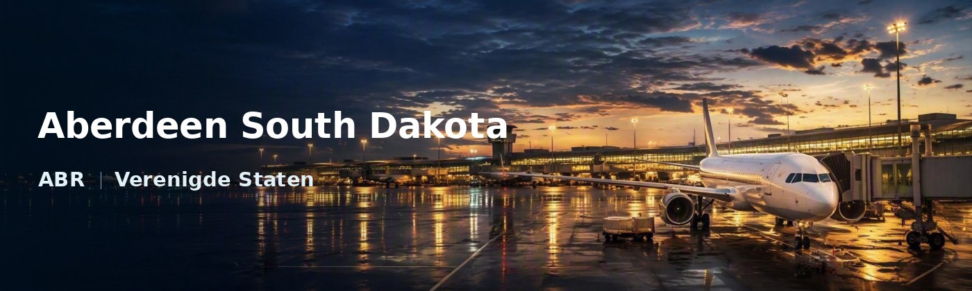 Aberdeen South Dakota Flughafen-Titelbild mit IATA-Code