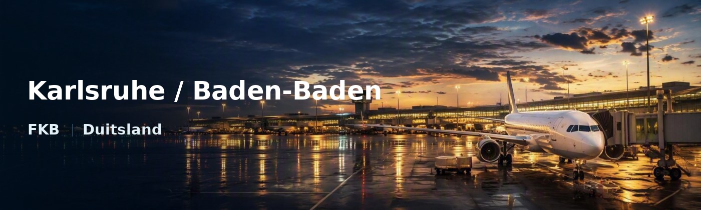 Karlsruhe / Baden-Baden Flughafen-Titelbild mit IATA-Code