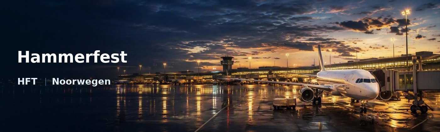Hammerfest Flughafen-Titelbild mit IATA-Code