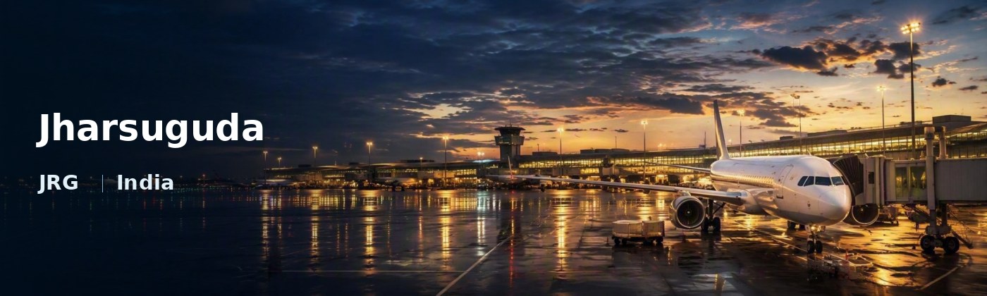 Jharsuguda Flughafen-Titelbild mit IATA-Code