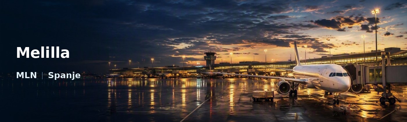 Melilla Flughafen-Titelbild mit IATA-Code
