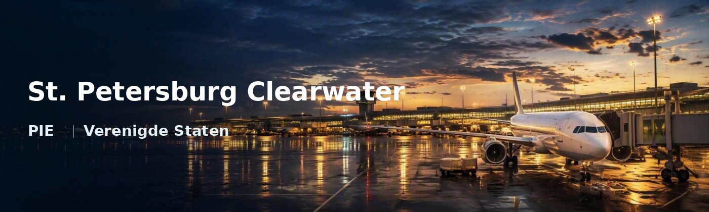 St. Petersburg Clearwater Flughafen-Titelbild mit IATA-Code