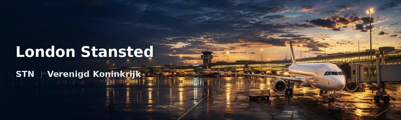 London Stansted Flughafen-Titelbild mit IATA-Code